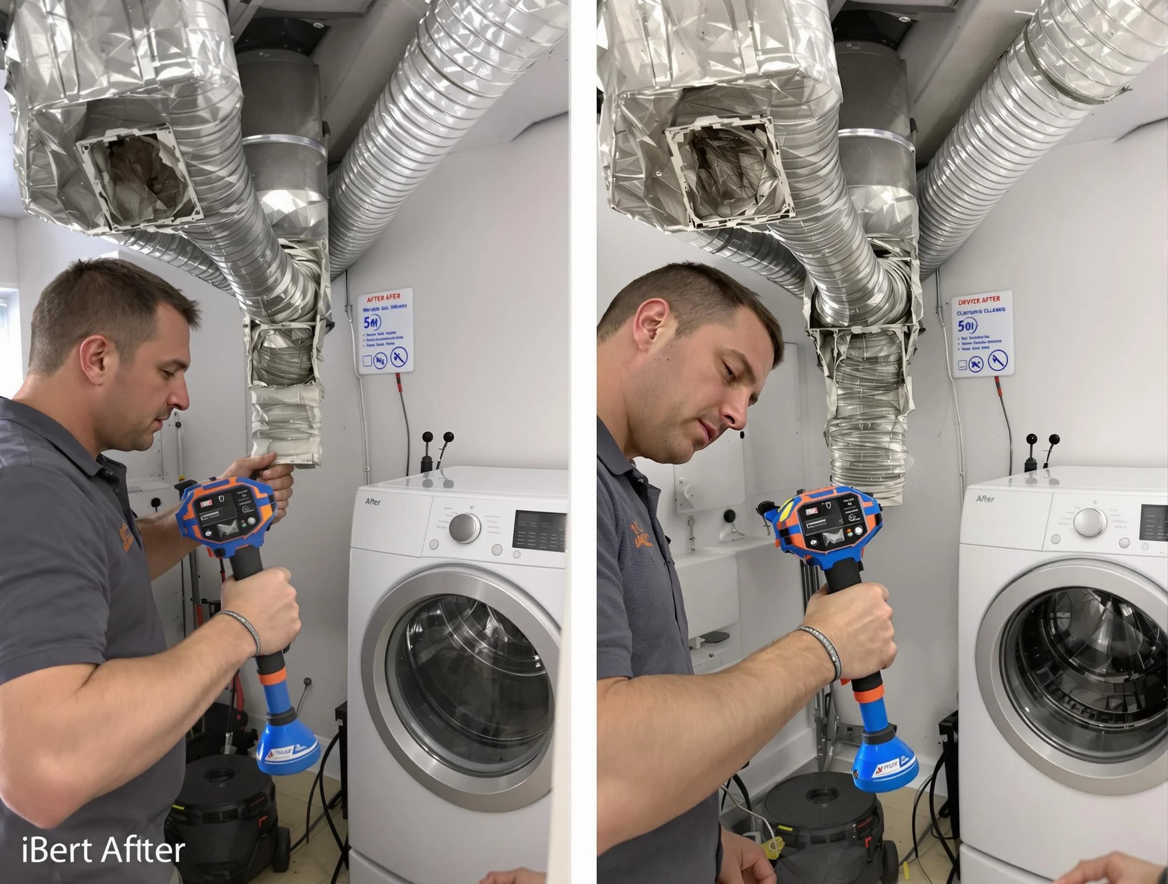 Professional clogged vent cleaning by Falmouth Dryer Vent Cleaning in Falmouth