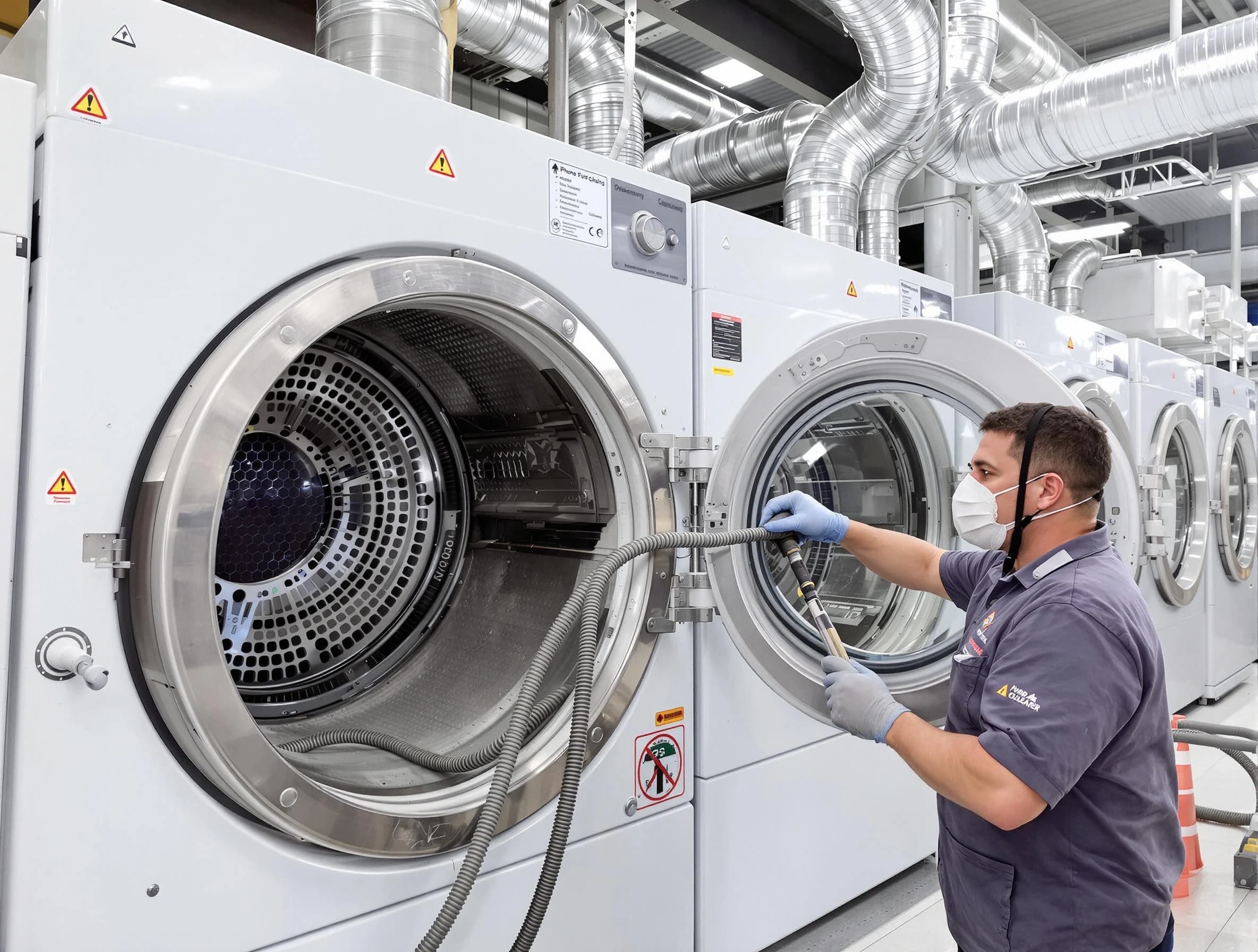 Industrial-grade dryer vent cleaning by Falmouth Dryer Vent Cleaning in Falmouth