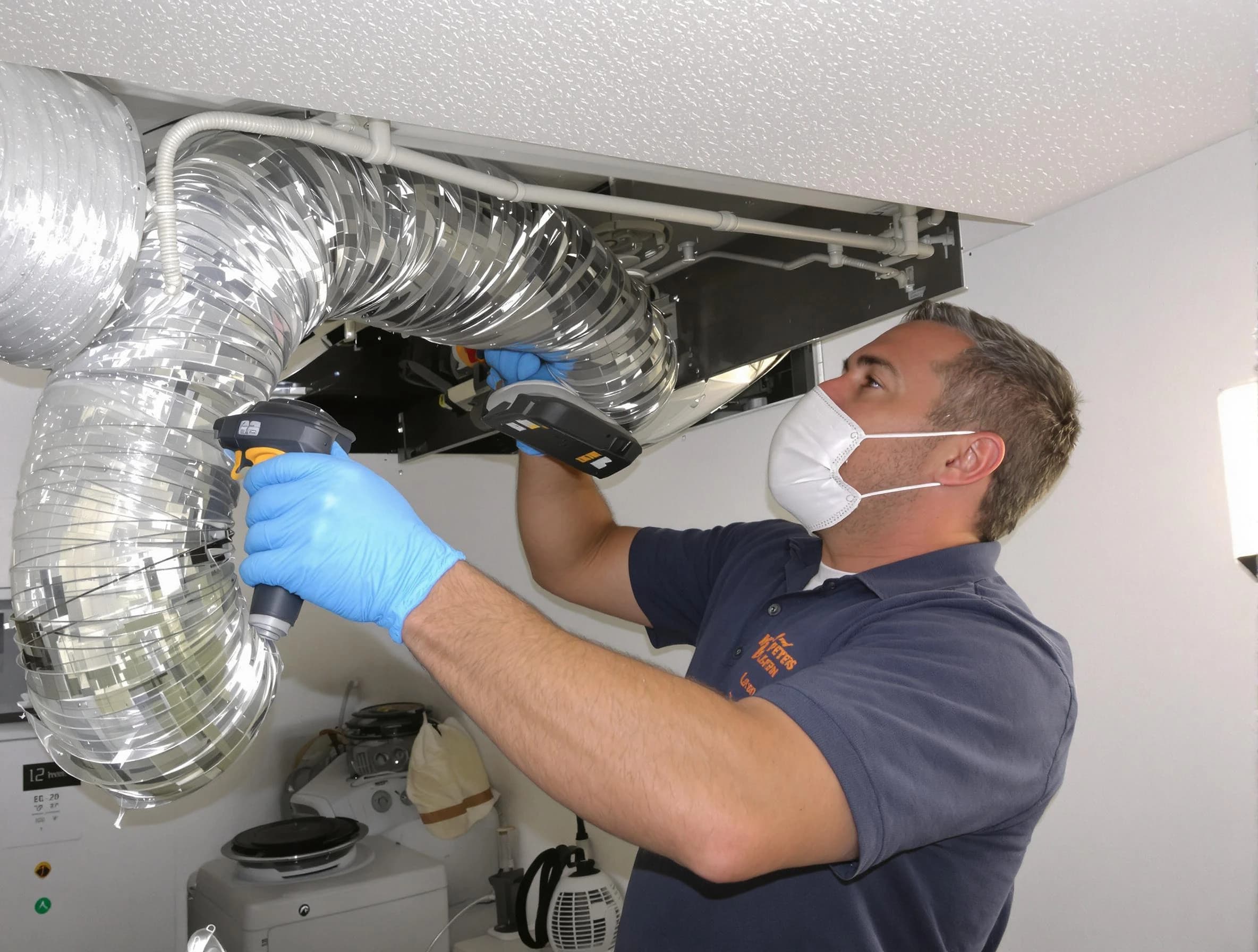 Falmouth Dryer Vent Cleaning professional performing thorough residential dryer vent cleaning in Falmouth