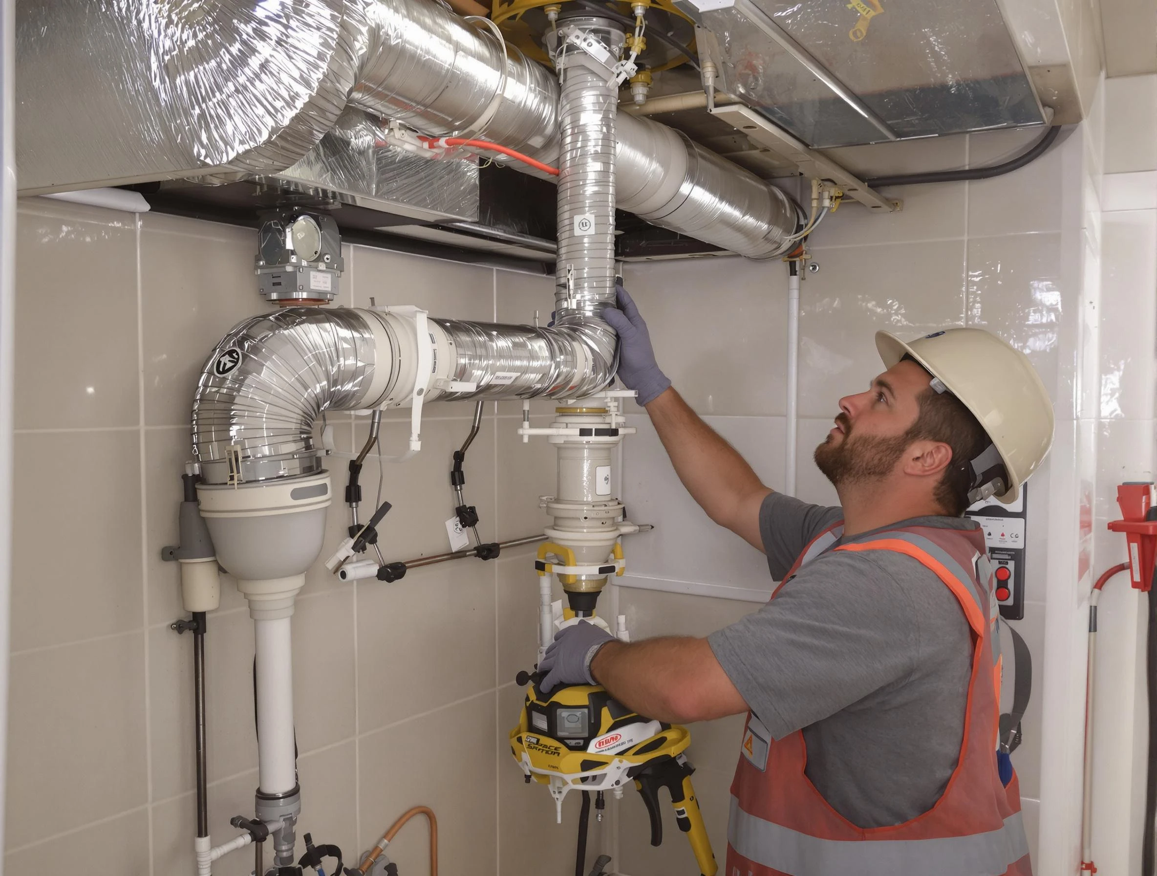 Falmouth Dryer Vent Cleaning expert performing professional dryer vent repair and installation in Falmouth